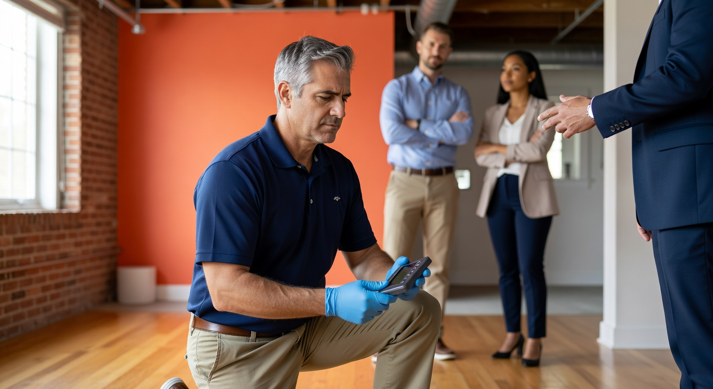 radon test monitor real estate inspection ohio