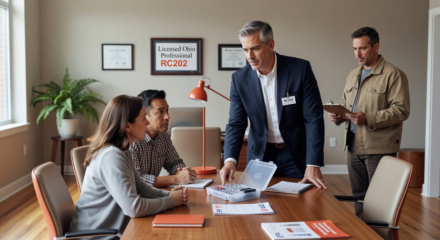 real estate office professional environment