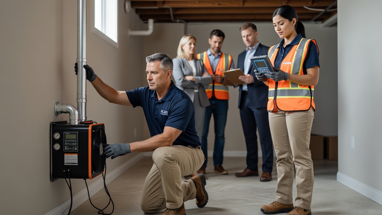 Ohio radon mitigation professional team RC202 licensed