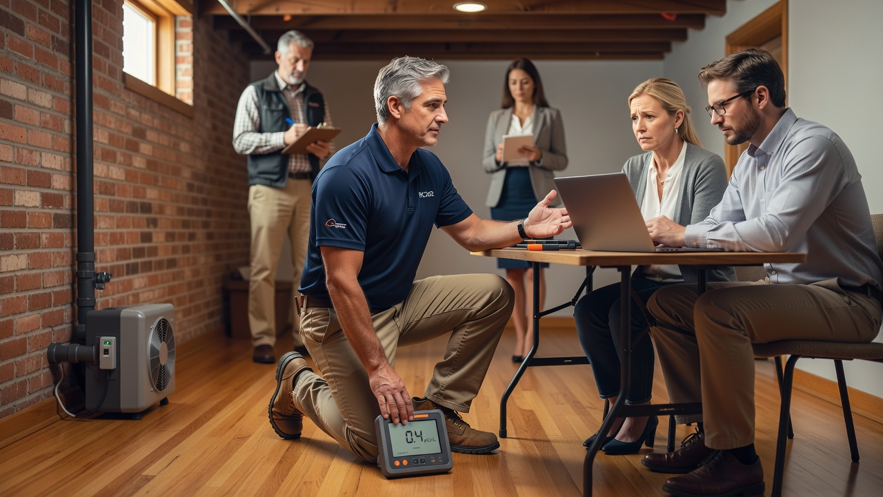 continuous radon monitor professional measurement