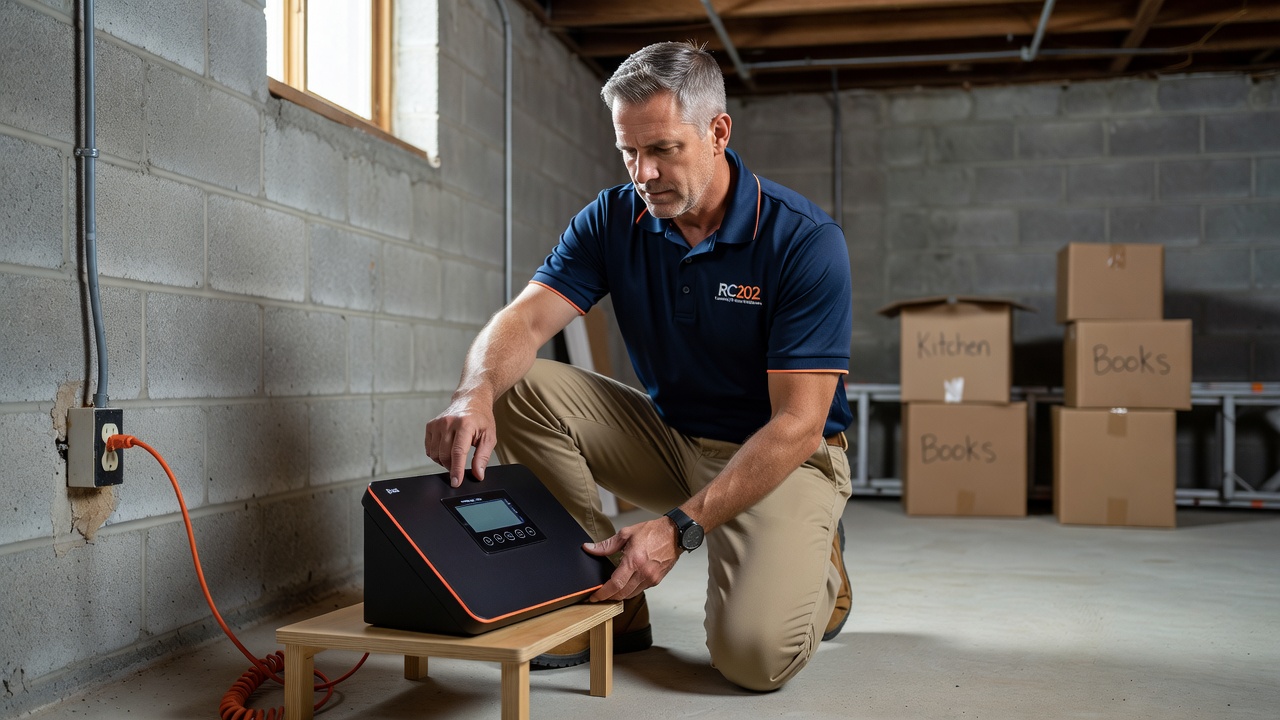 radon testing device basement continuous monitor