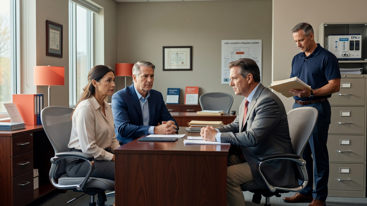real estate office professional environment