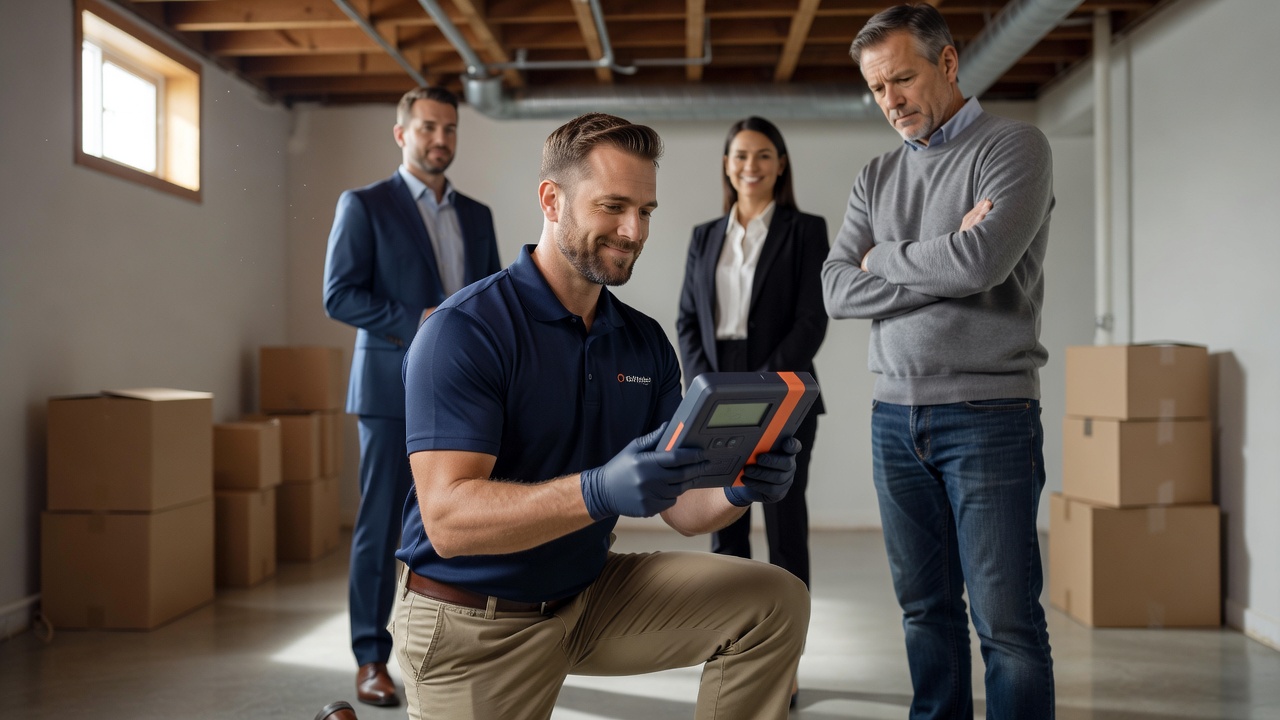 continuous radon monitor professional inspection
