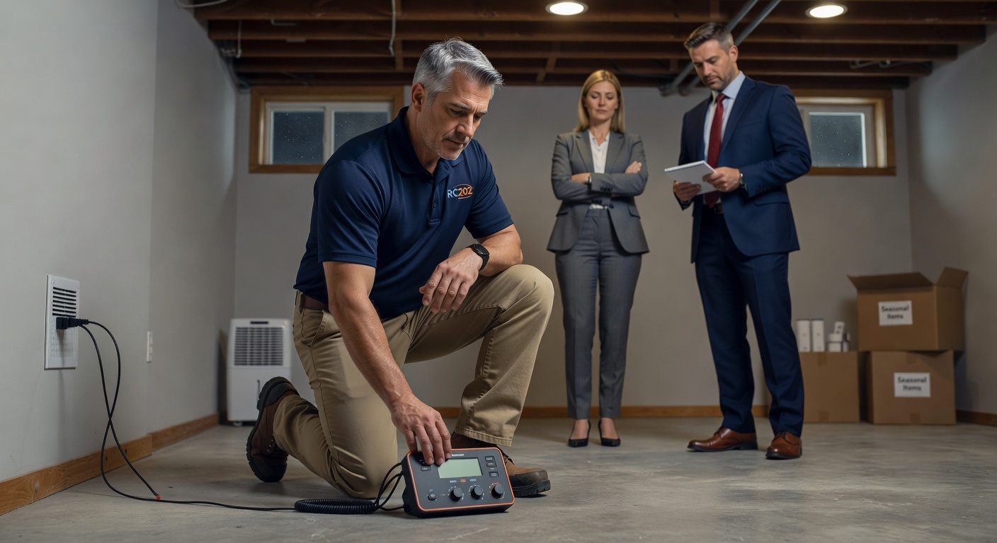 continuous radon monitor basement testing equipment