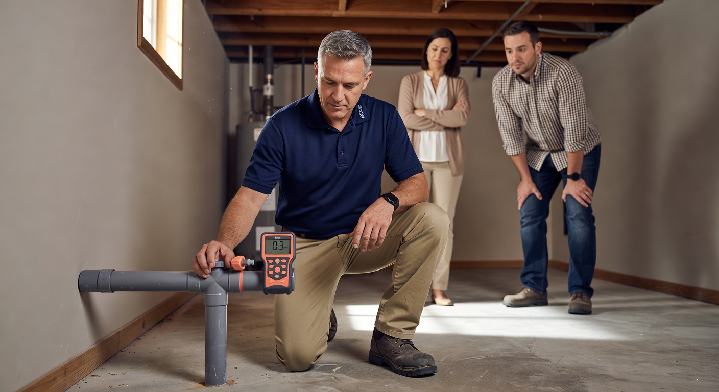 radon testing device home inspector ohio