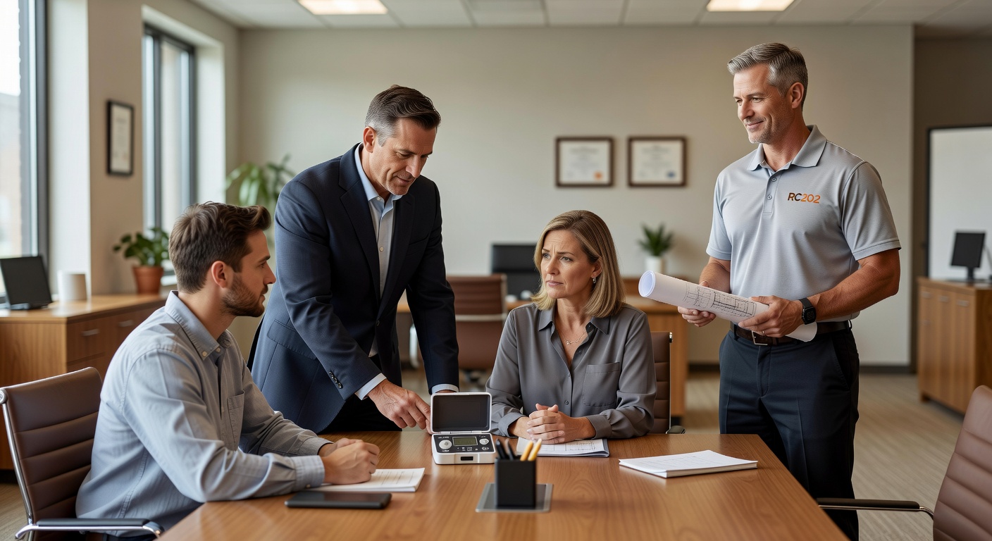 real estate office professional environment