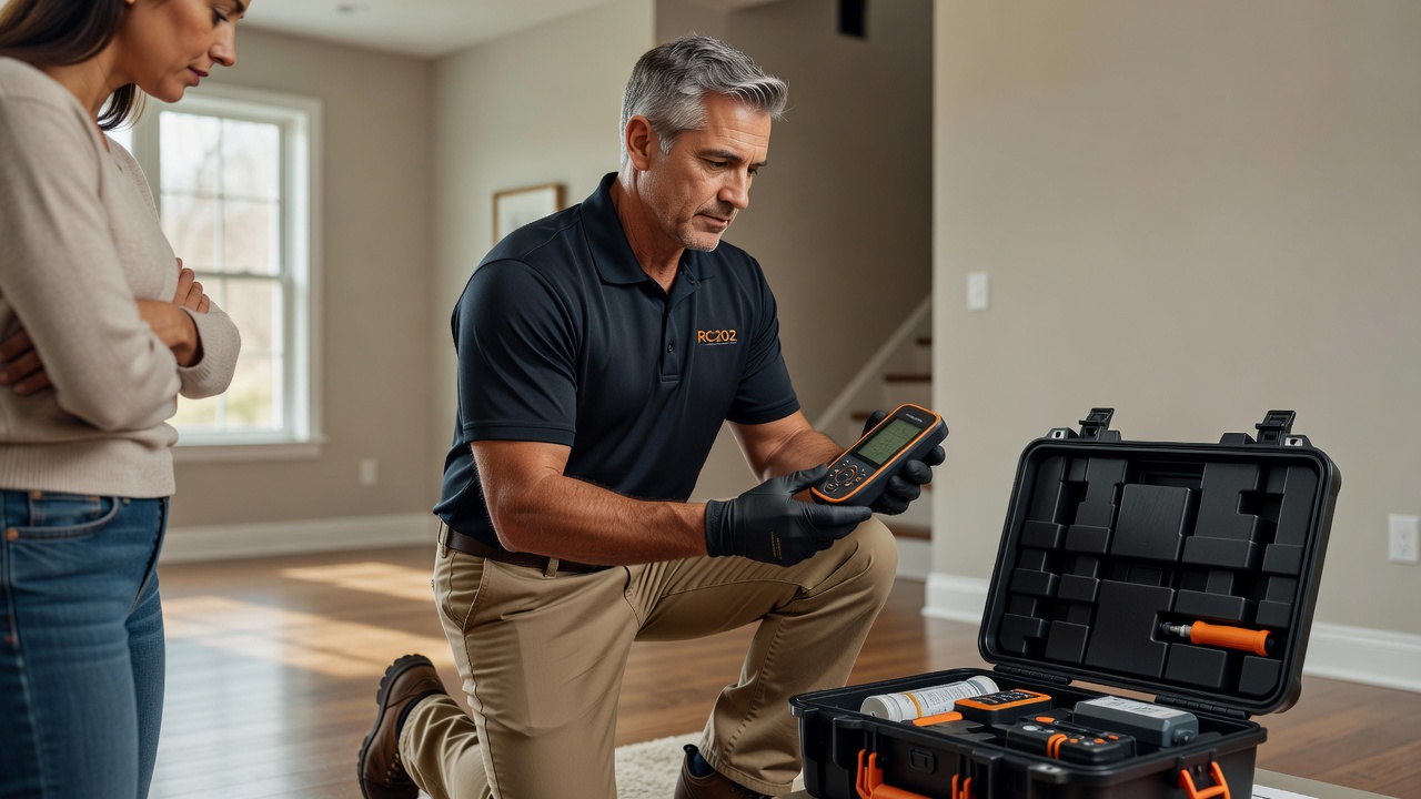 radon test kit professional inspector ohio home
