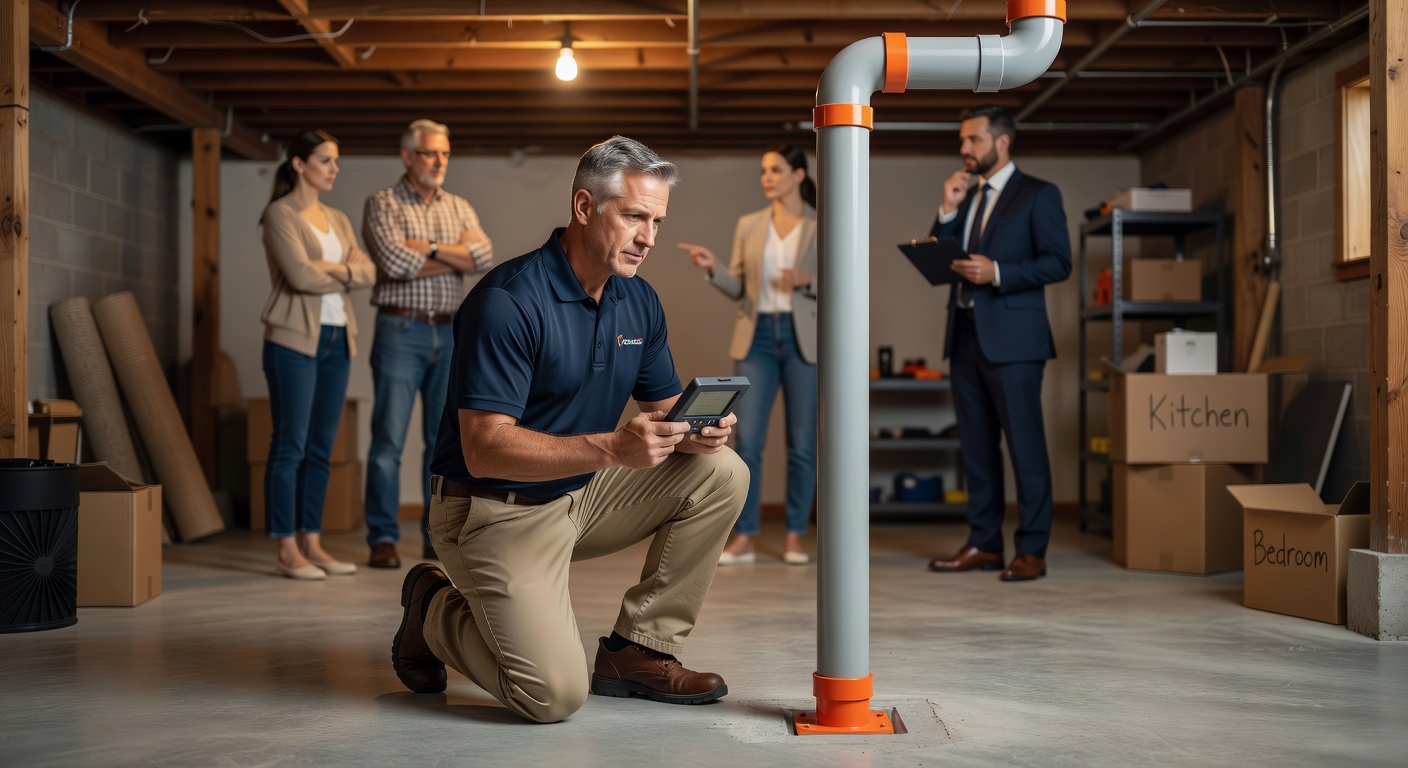 radon testing equipment Ohio home inspection