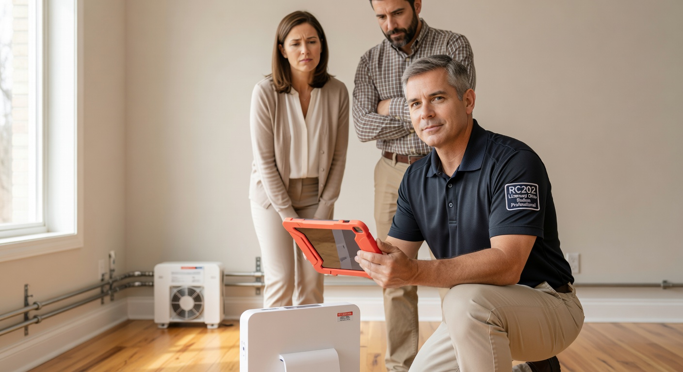 radon test continuous monitor results Ohio