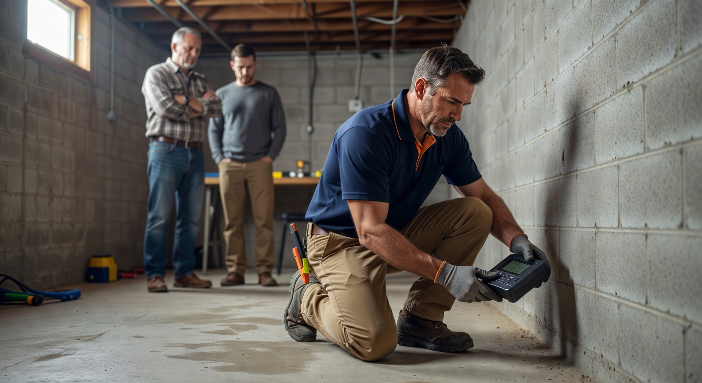 continuous radon monitor device basement testing