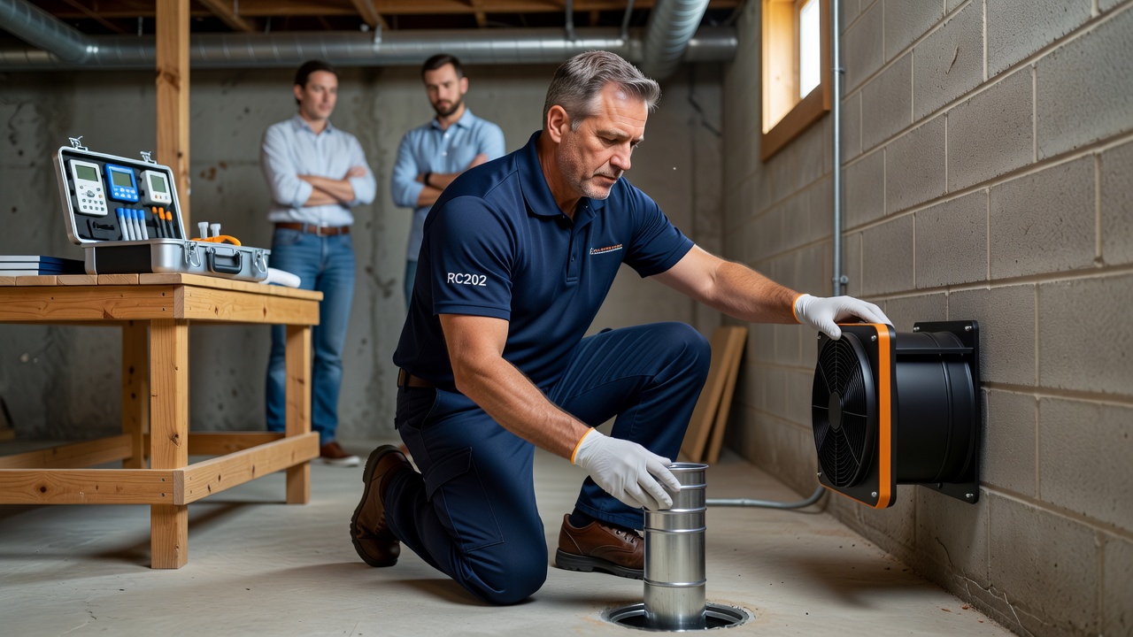 radon test kit professional inspector home
