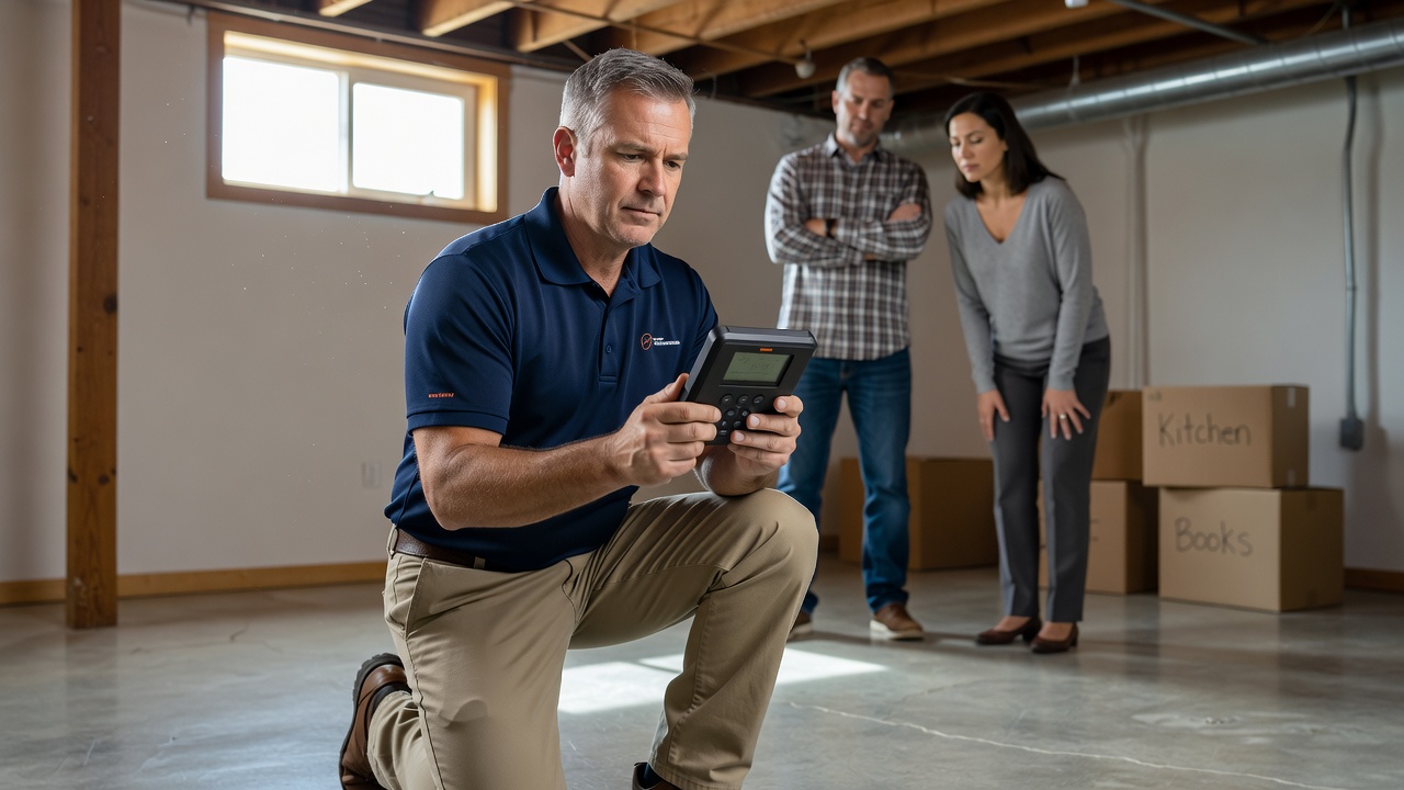 continuous radon monitor device basement testing
