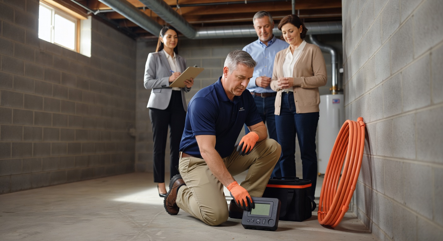 continuous radon monitor professional inspection Ohio