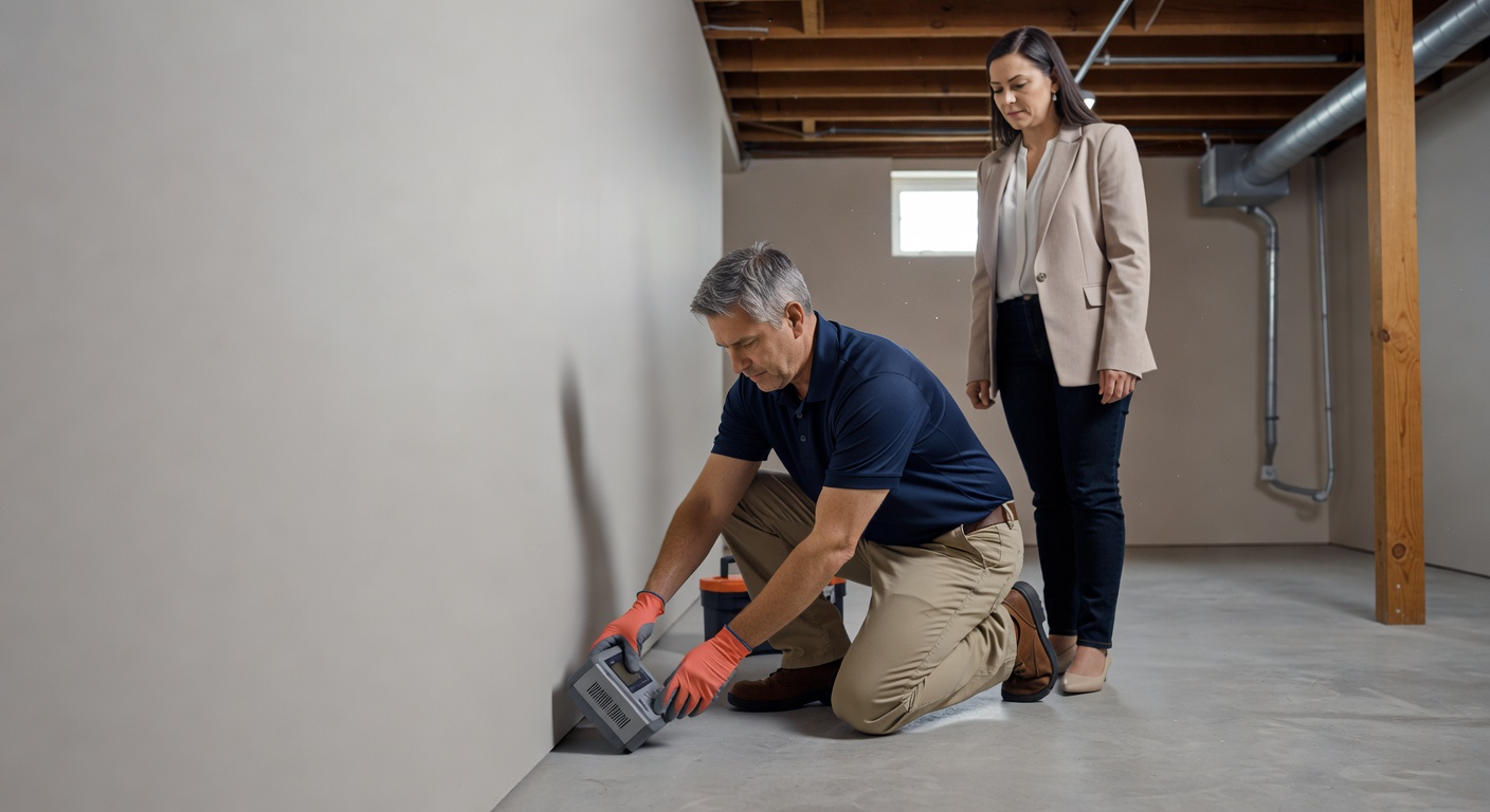 continuous radon monitor placement home inspection