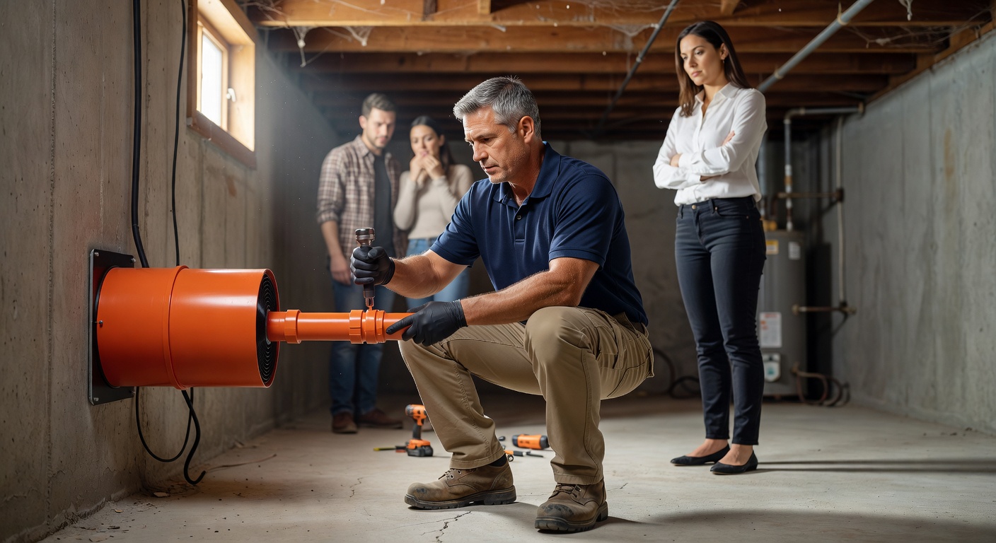 commercial radon mitigation system installation Ohio