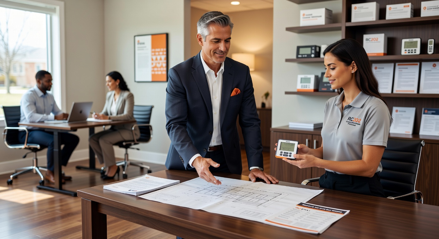 real estate office professional environment