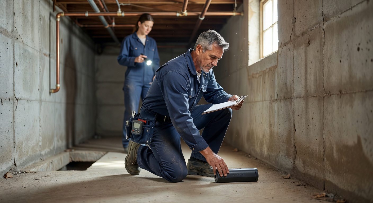 radon test kit professional Ohio basement