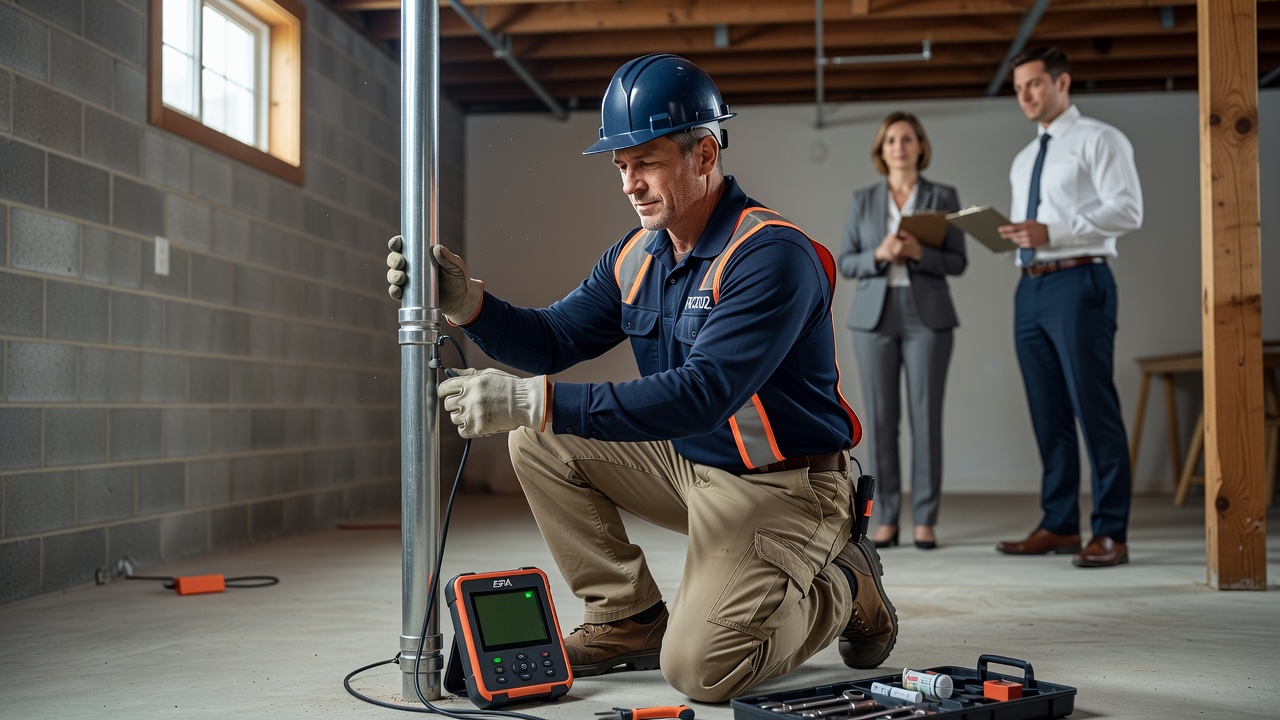 radon mitigation technician RC202 licensed Ohio service