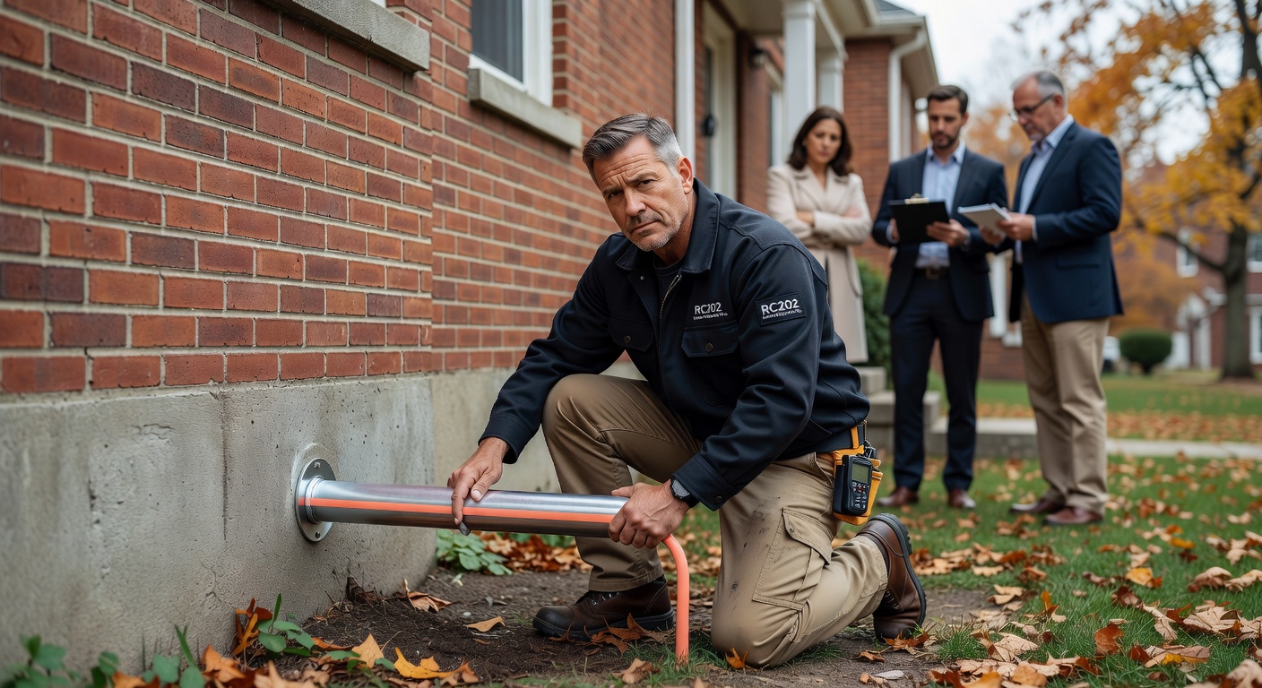 licensed radon mitigation technician East Cleveland Ohio home exterior