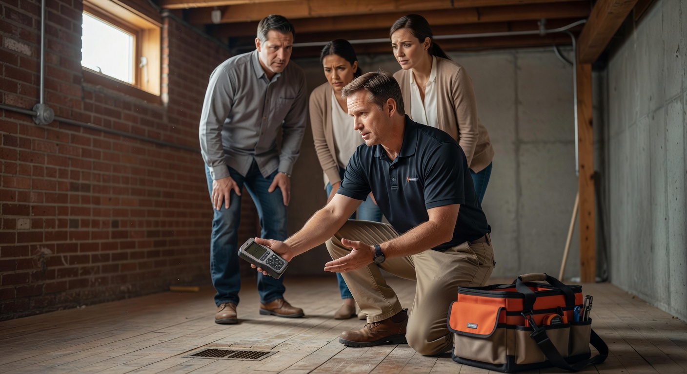 radon mitigation technician East Liverpool Ohio home consultation
