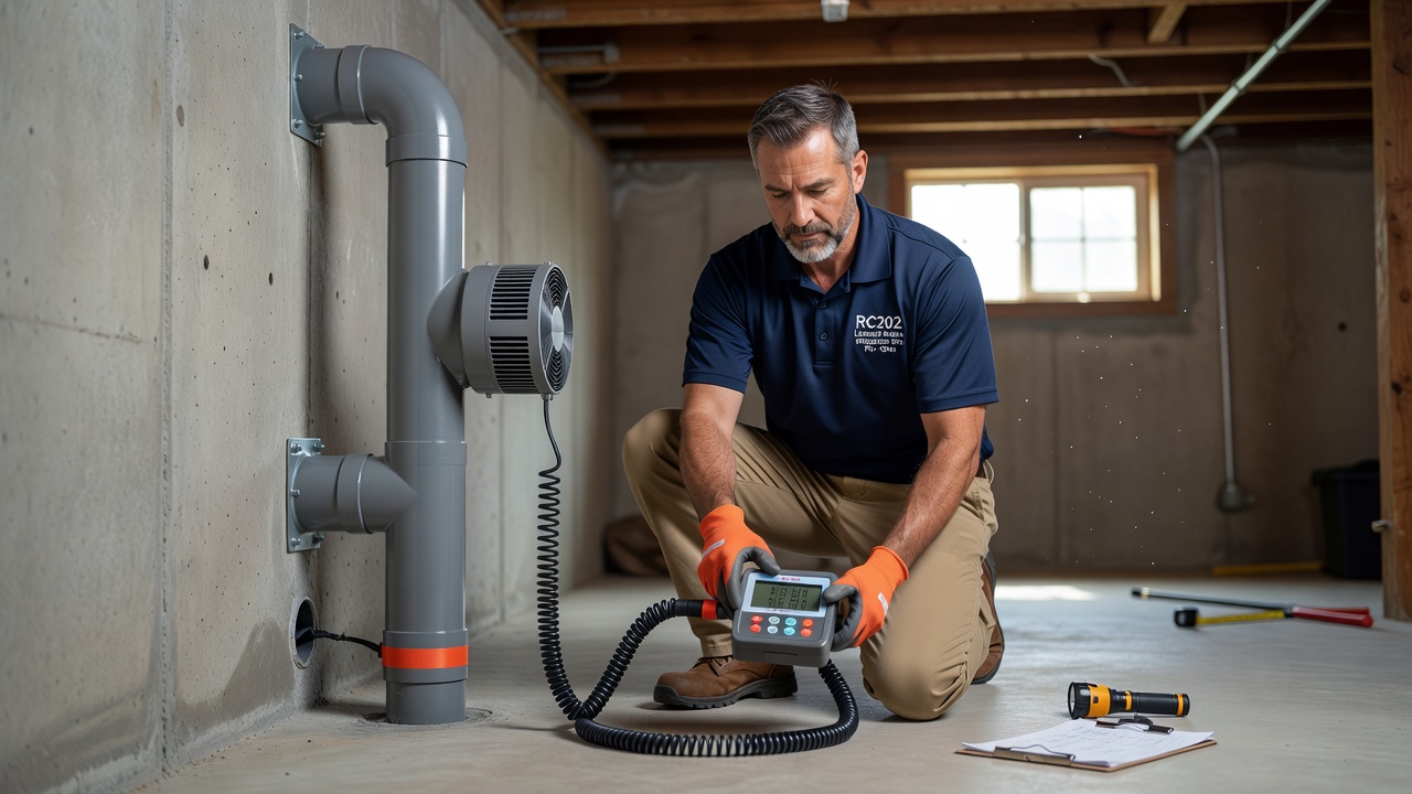 licensed radon mitigation professional Ohio inspection