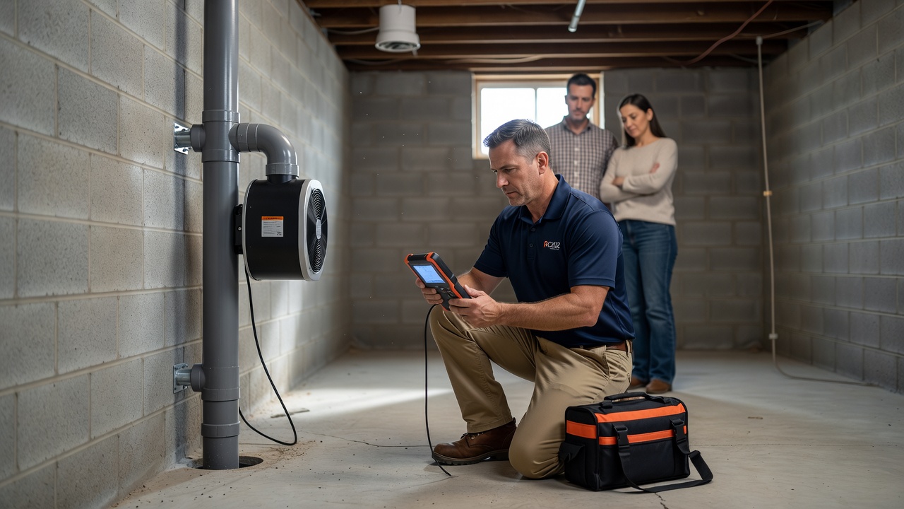 licensed radon mitigation professional Ohio home inspection