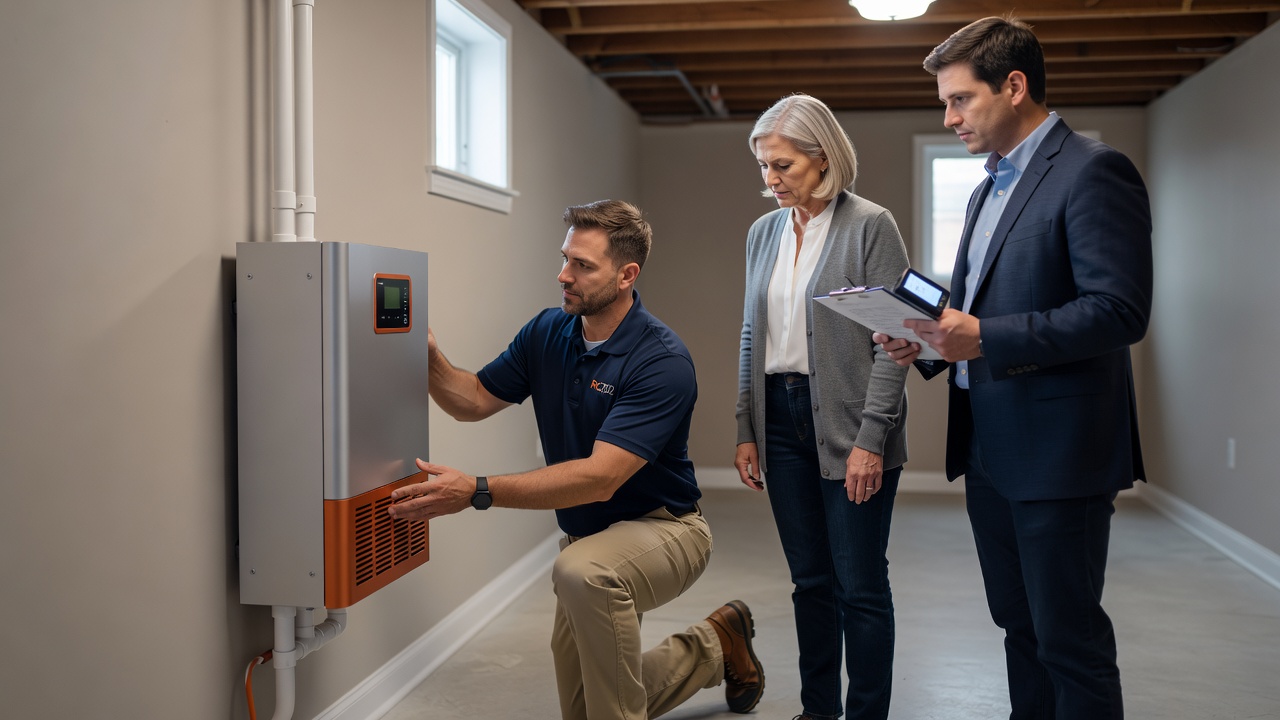 Ohio licensed radon contractor with homeowner