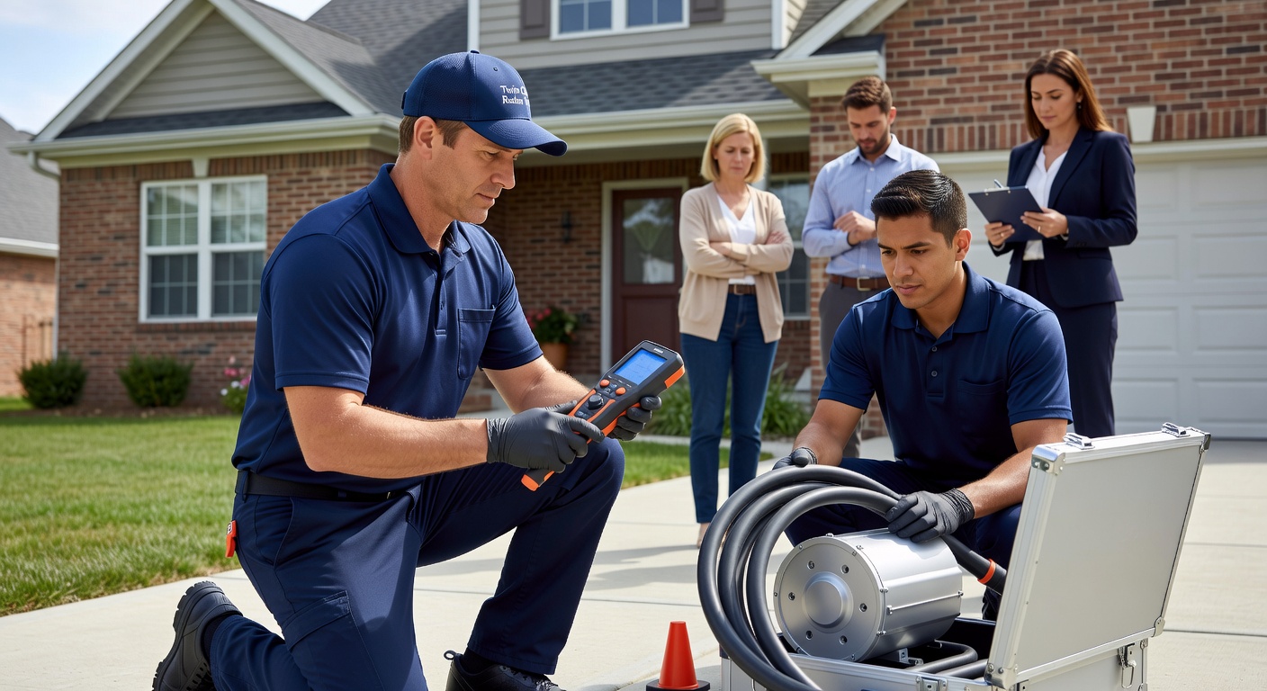 commercial building inspection Twin Ohio radon technician