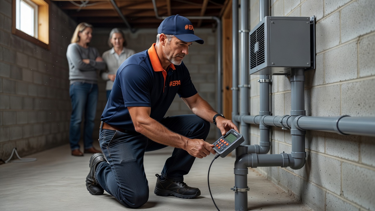 radon mitigation technician Ohio licensed professional