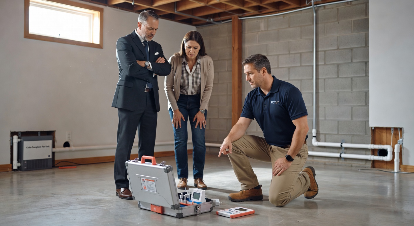 Radon Mitigation Ellsworth OH | RC202 Licensed | 48-Hr