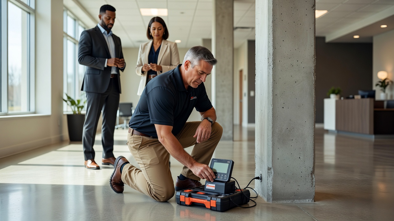 radon technician commercial building inspection Ohio