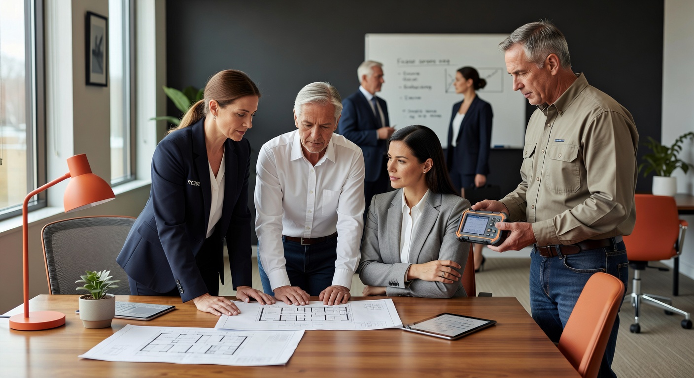 real estate office professional environment