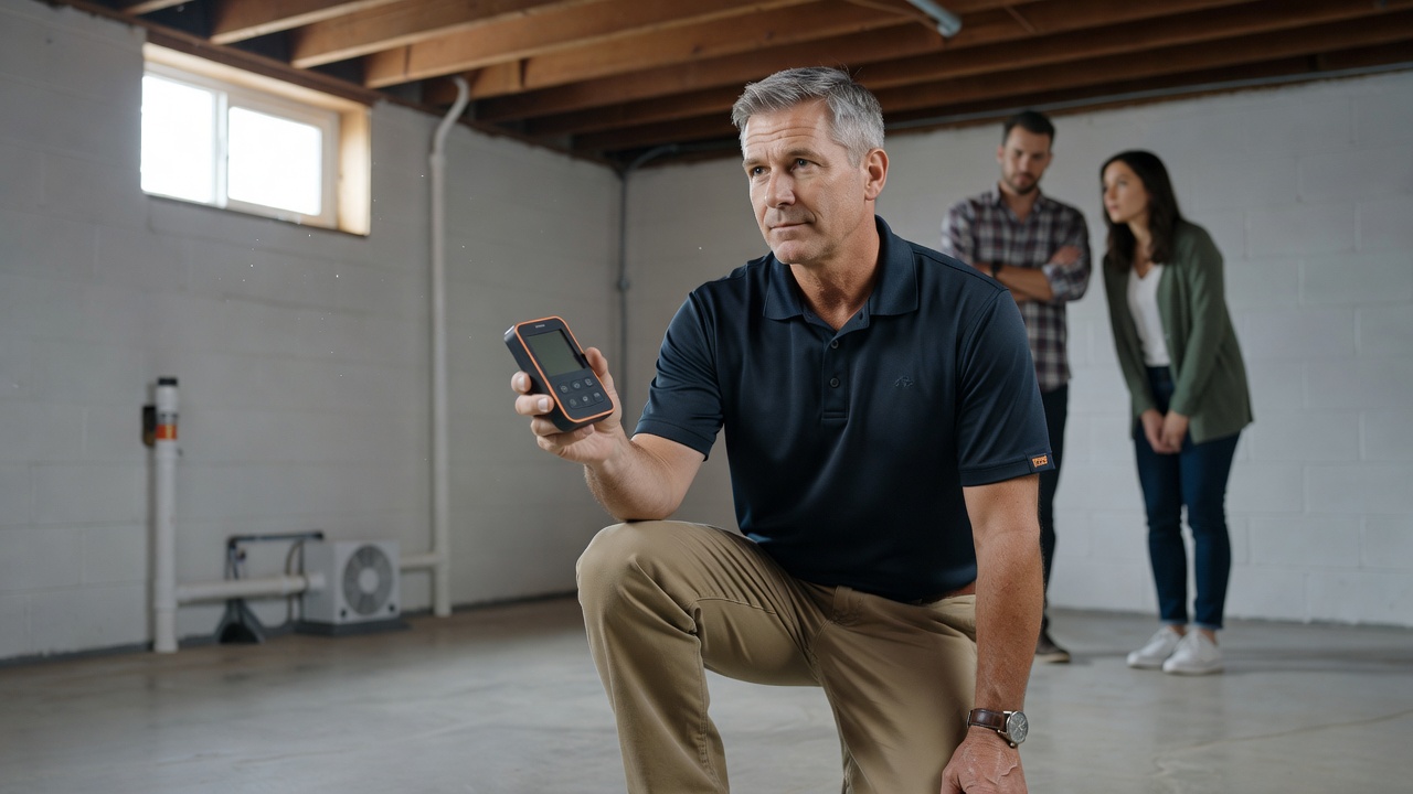 continuous radon monitor professional inspection