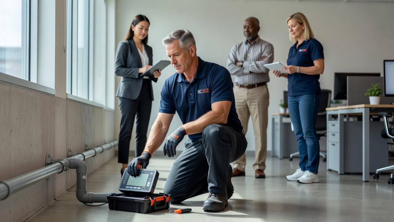 radon testing equipment commercial building inspection