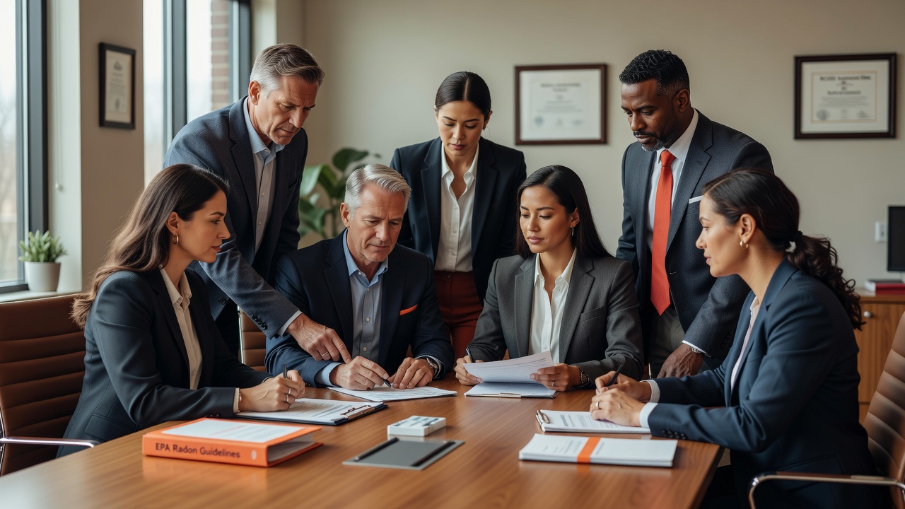 real estate office professional environment