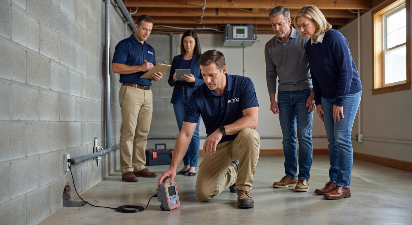 continuous radon monitor device home test