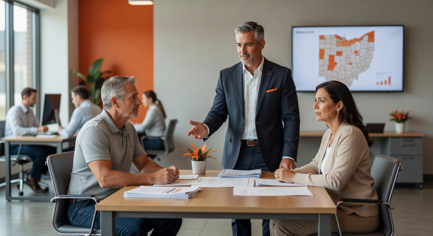 real estate office professional environment
