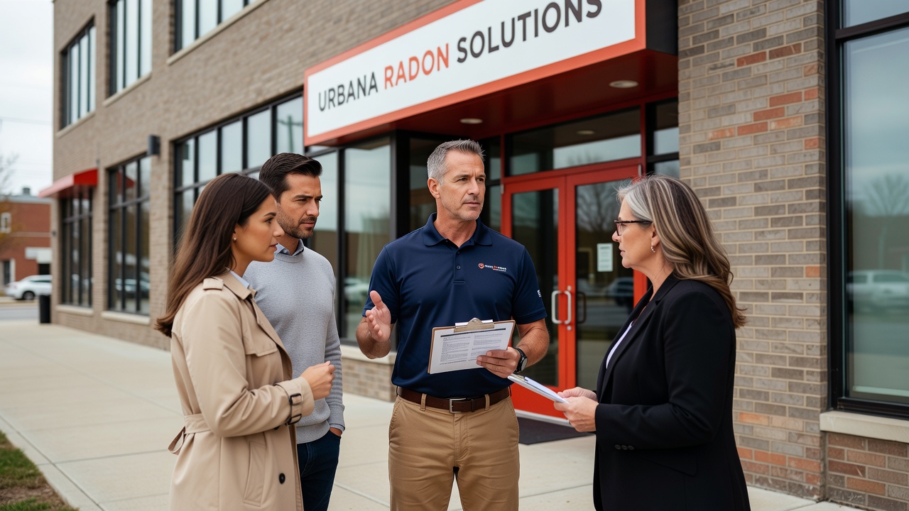 Urbana Ohio commercial building radon professional consultation