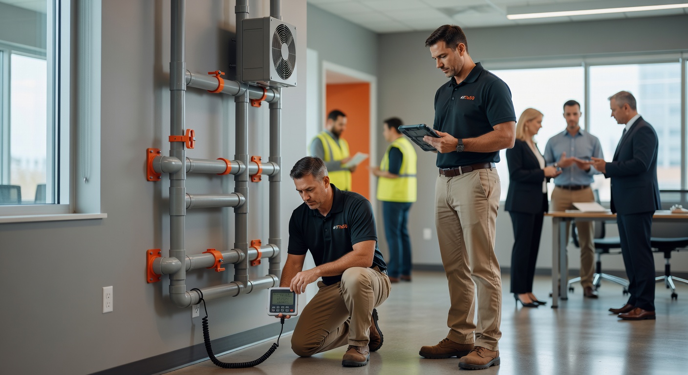 radon testing equipment commercial building Ohio