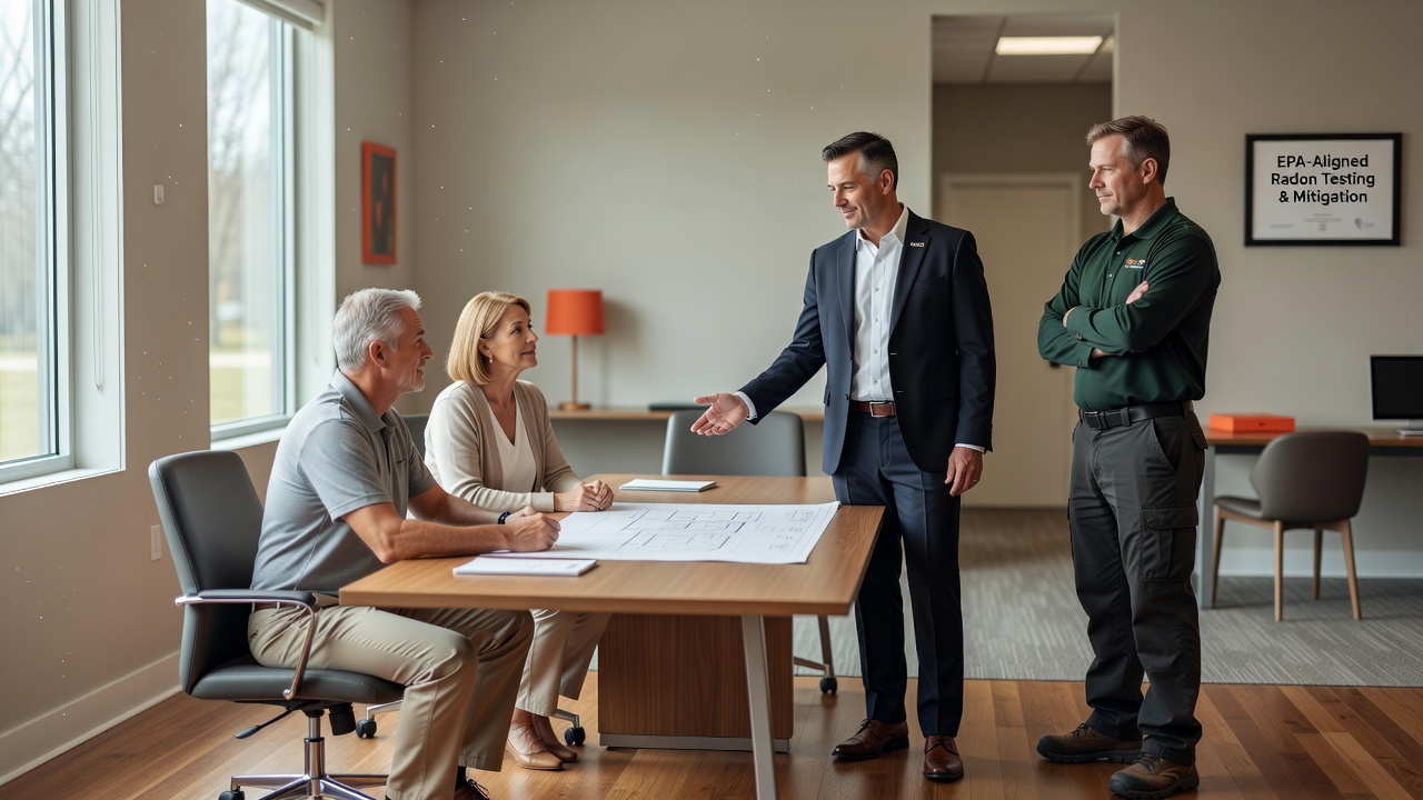 real estate office professional environment