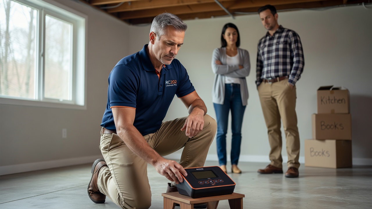continuous radon monitor professional inspection