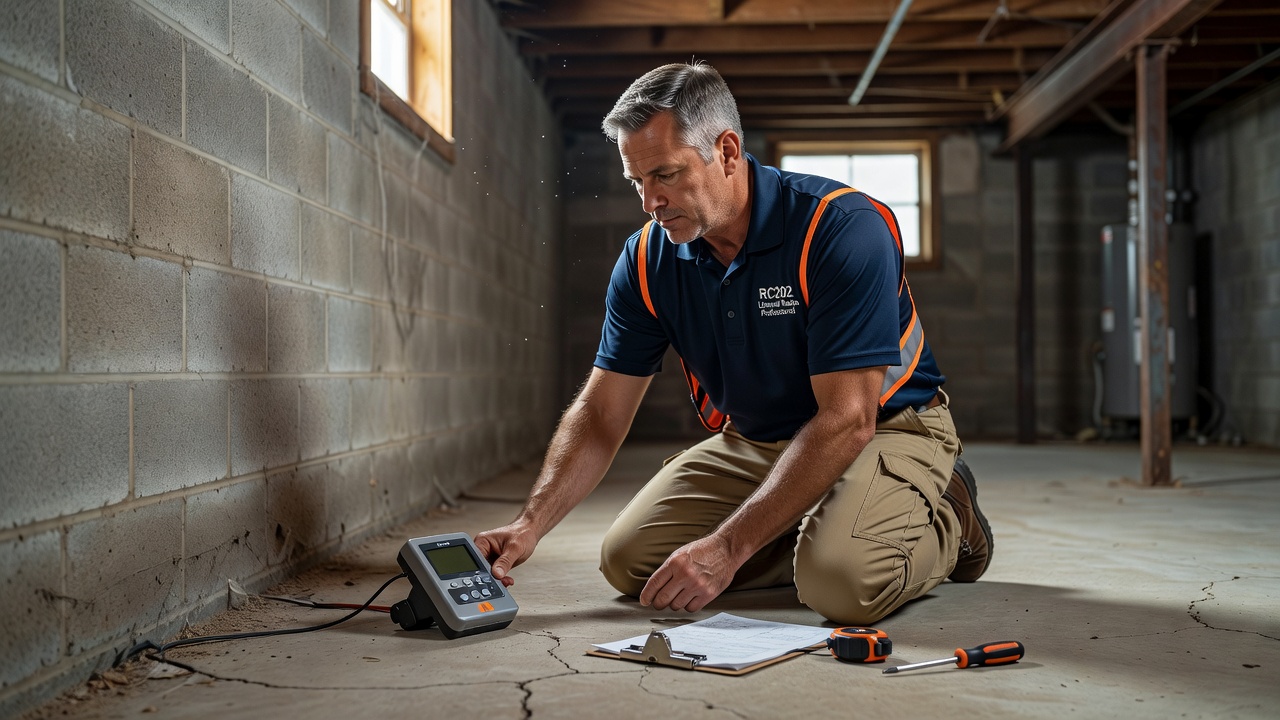 radon test kit professional inspector ohio home