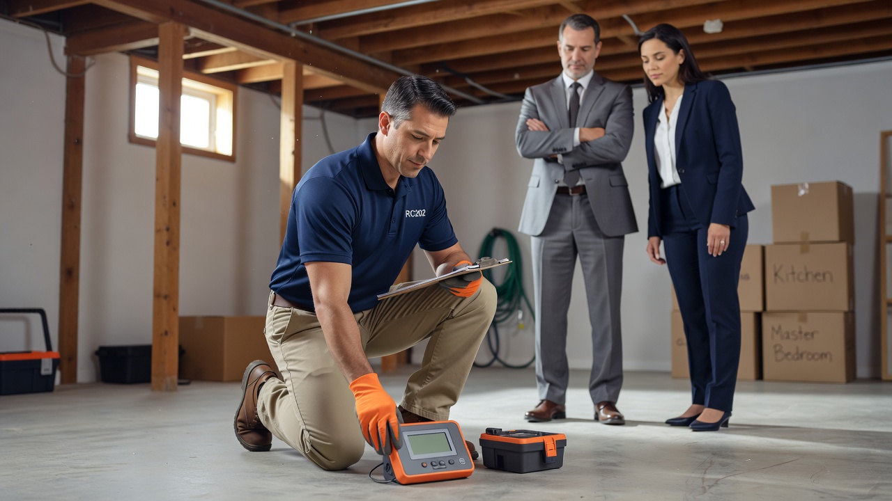 radon testing equipment commercial building inspection