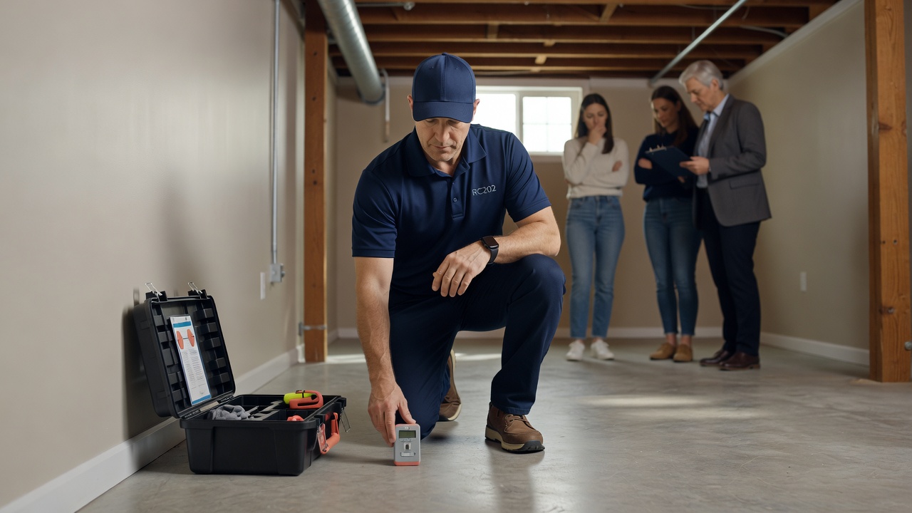 radon test kit professional inspector Ohio home