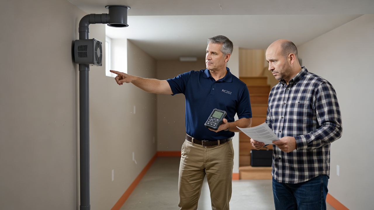 radon professional technician Ohio home consultation