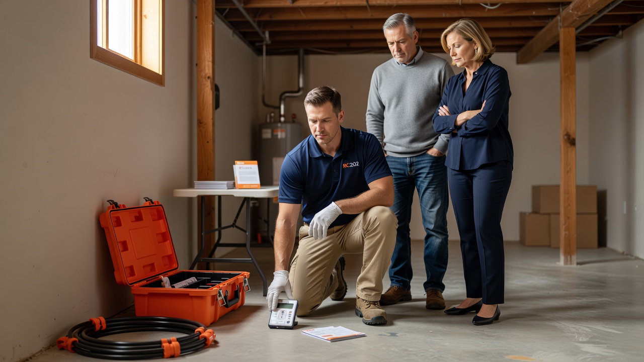 radon test kit professional inspection Ohio home