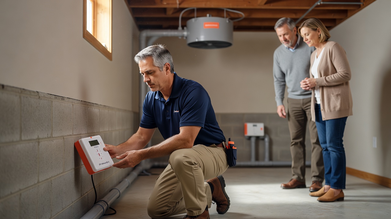 radon test kit basement Ohio