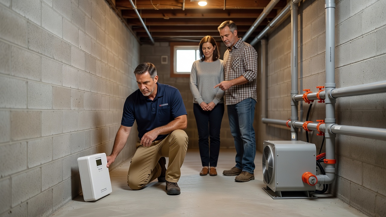 radon test kit residential basement Ohio