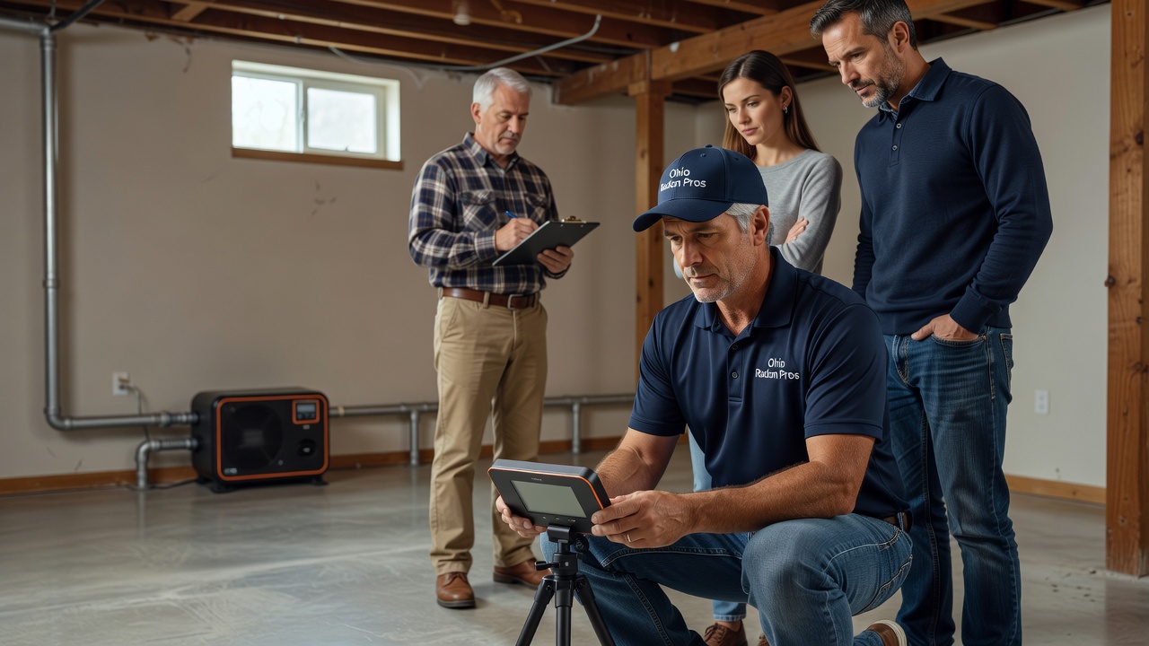 radon test continuous monitor real estate inspection