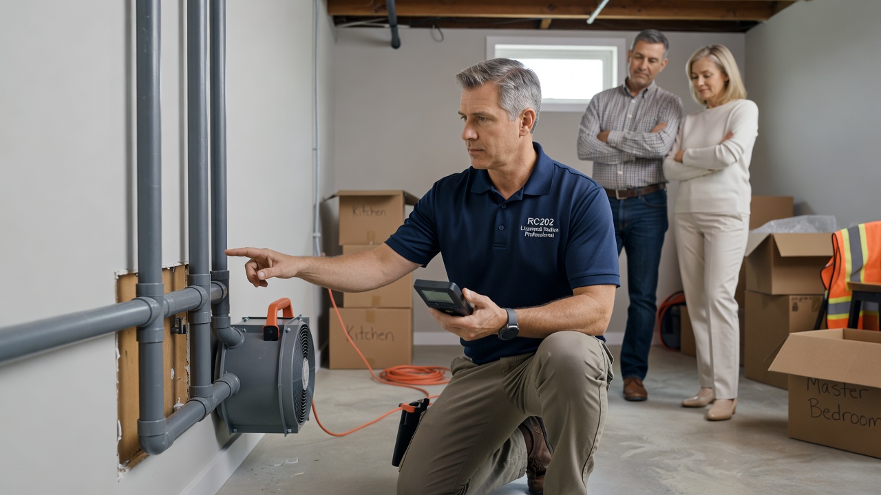 licensed radon professional Ohio home consultation